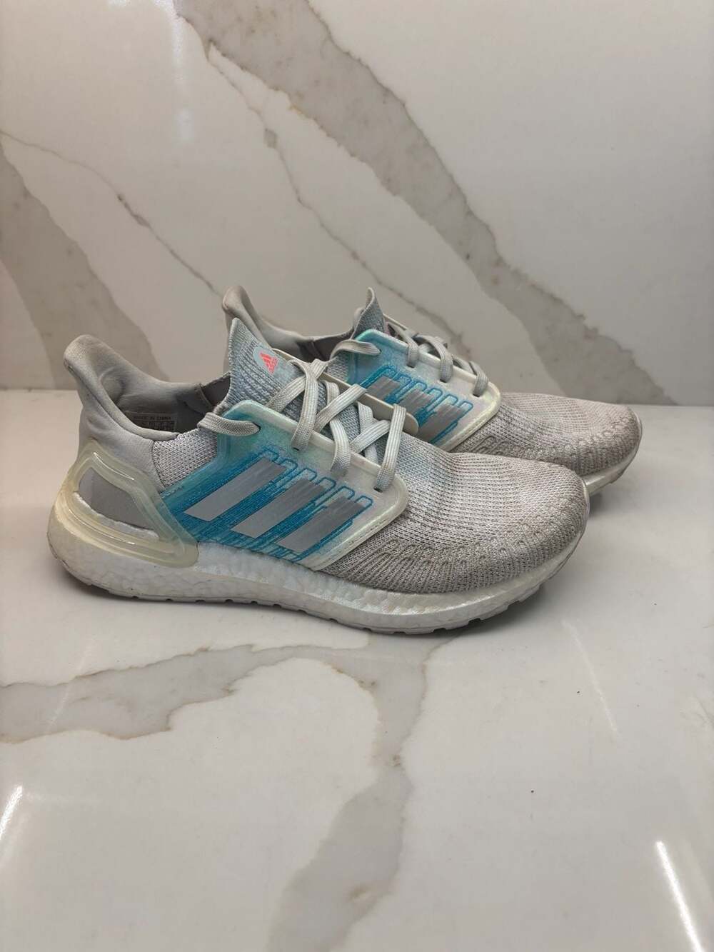 Adidas UltraBoost 20 Women's Running Shoes Sky Tint (Size: 6.5)